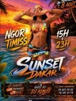 Sunset Dakar à Ngor Timiss