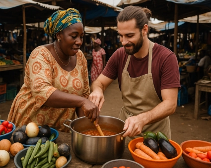 🍲 Cours de cuisine sénégalaise avec visite du marché